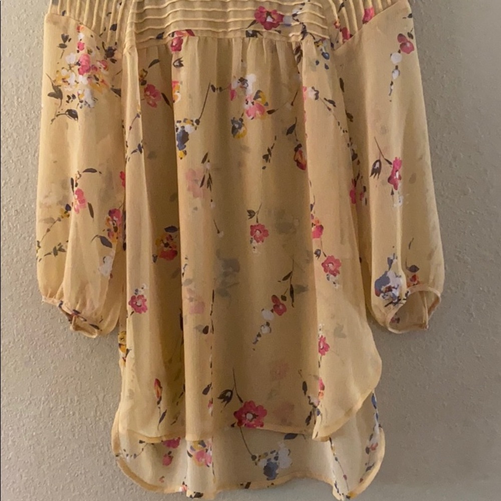 Yellow top.